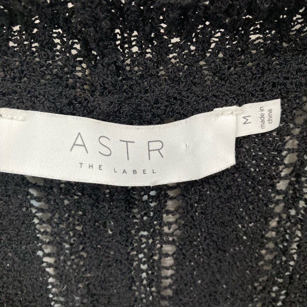 ASTR The Label Deep V Open Knit Wrap Sweater - Picture 2 of 3